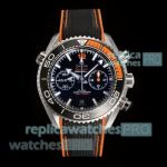 N1 Factory Swiss Clone Omega Seamaster Planet Ocean 600M Black & Orange Bezel Watch 